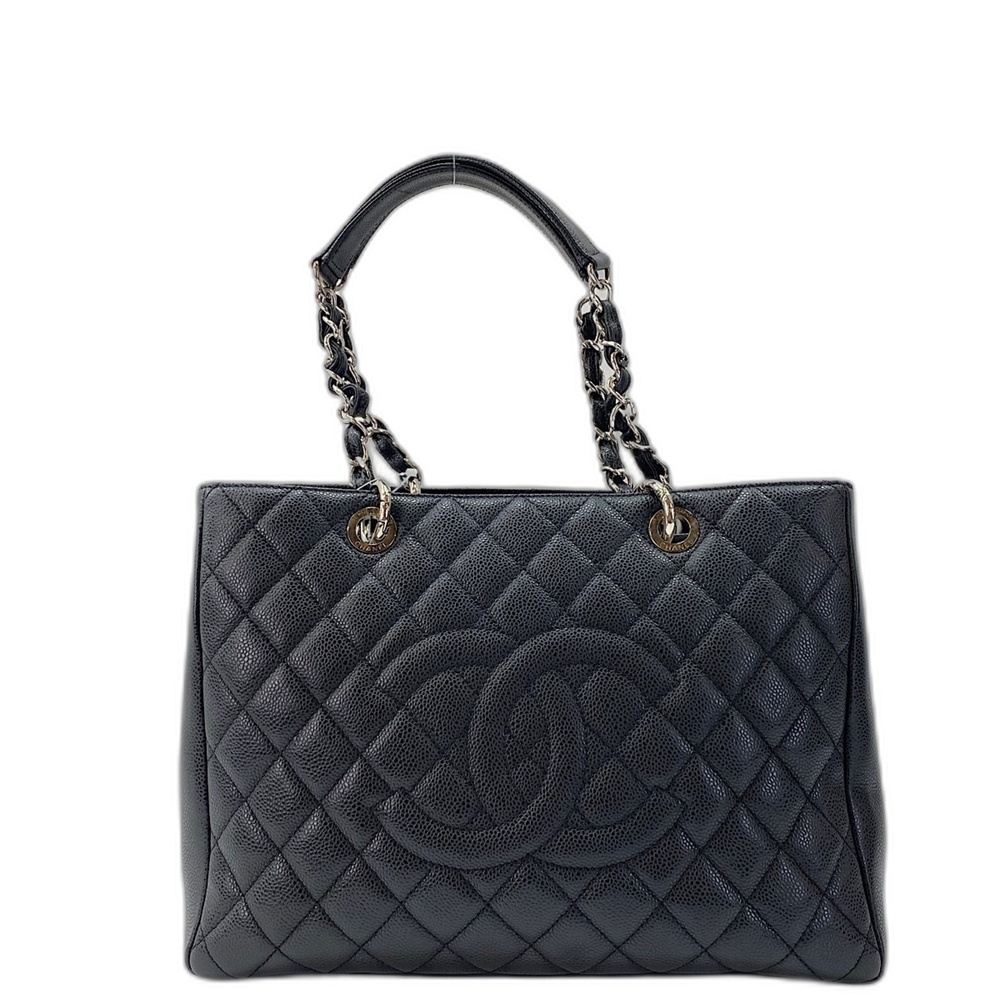 CHANEL Matelassé GST Tote Bag, Black